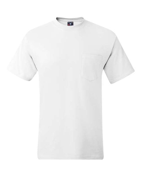 Hanes Men's Beefy-T 100% Cotton T-Shirt with Pocket 5190 Mens Apparel Shirts & Tops