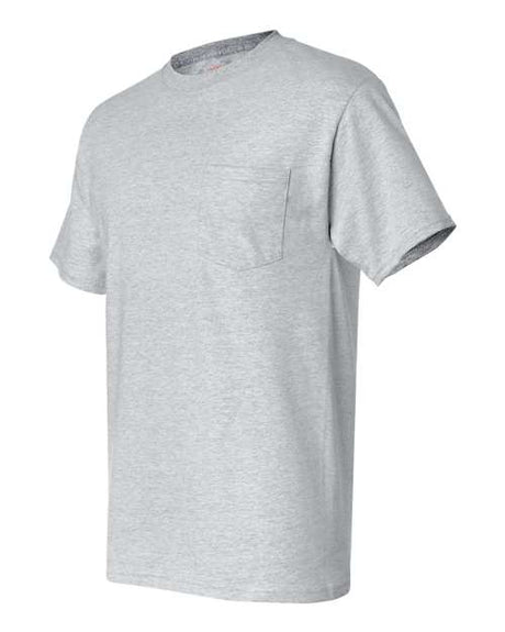 Hanes Men's Beefy-T 100% Cotton T-Shirt with Pocket 5190 Mens Apparel Shirts & Tops