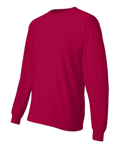 Hanes Men's Beefy-T 100% Cotton Long Sleeve T-Shirt 5186 Mens Apparel Shirts & Tops