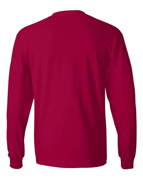 Hanes Men's Beefy-T 100% Cotton Long Sleeve T-Shirt 5186 Mens Apparel Shirts & Tops