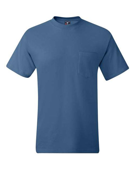 Hanes Men's Beefy-T 100% Cotton T-Shirt with Pocket 5190 Mens Apparel Shirts & Tops