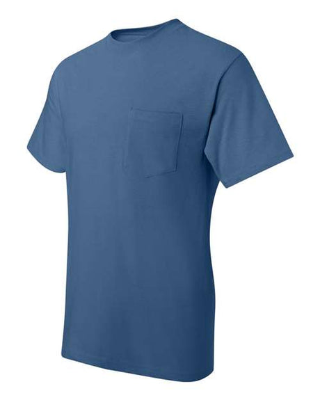 Hanes Men's Beefy-T 100% Cotton T-Shirt with Pocket 5190 Mens Apparel Shirts & Tops