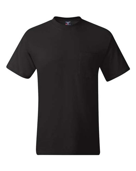 Hanes Men's Beefy-T 100% Cotton T-Shirt with Pocket 5190 Mens Apparel Shirts & Tops