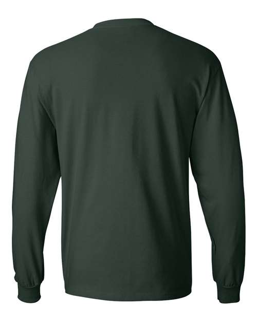Hanes Men's Beefy-T 100% Cotton Long Sleeve T-Shirt 5186 Mens Apparel Shirts & Tops