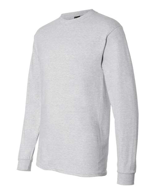 Hanes Men's Beefy-T 100% Cotton Long Sleeve T-Shirt 5186 Mens Apparel Shirts & Tops