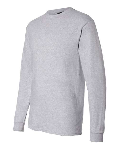 Hanes Men's Beefy-T 100% Cotton Long Sleeve T-Shirt 5186 Mens Apparel Shirts & Tops