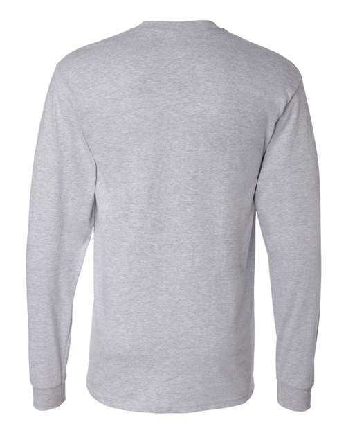 Hanes Men's Beefy-T 100% Cotton Long Sleeve T-Shirt 5186 Mens Apparel Shirts & Tops