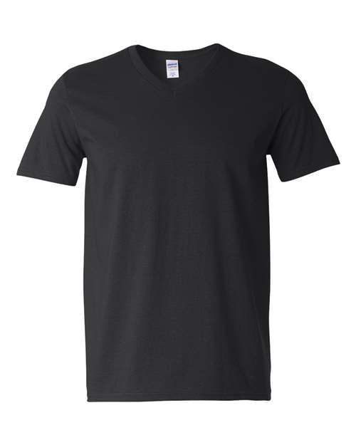 Gildan Men's Softstyle V-Neck T-Shirt. 64V00 Mens Apparel Shirts & Tops