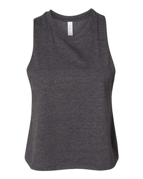 BELLA + CANVAS Women's Racerback Cropped Tank. BC6682 Womens Apparel Shirts & Tops