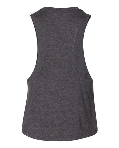 BELLA + CANVAS Women's Racerback Cropped Tank. BC6682 Womens Apparel Shirts & Tops