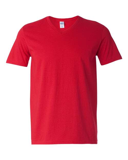 Gildan Men's Softstyle V-Neck T-Shirt. 64V00 Mens Apparel Shirts & Tops