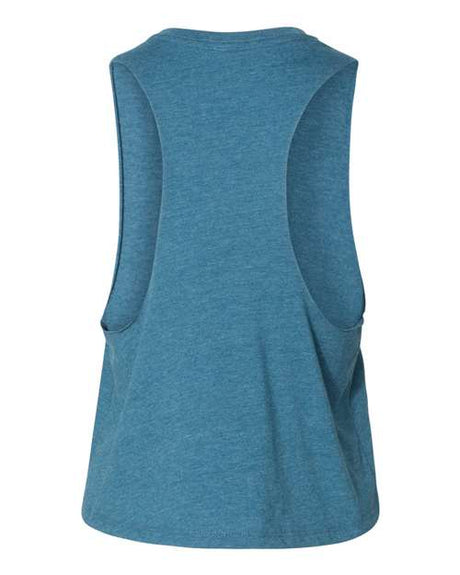 BELLA + CANVAS Women's Racerback Cropped Tank. BC6682 Womens Apparel Shirts & Tops