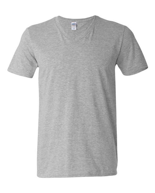 Gildan Men's Softstyle V-Neck T-Shirt. 64V00 Mens Apparel Shirts & Tops