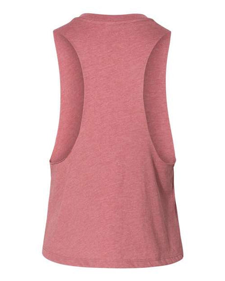 BELLA + CANVAS Women's Racerback Cropped Tank. BC6682 Womens Apparel Shirts & Tops