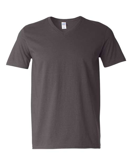 Gildan Men's Softstyle V-Neck T-Shirt. 64V00 Mens Apparel Shirts & Tops