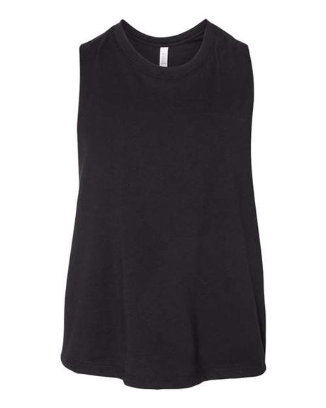 BELLA + CANVAS Women's Racerback Cropped Tank. BC6682 Womens Apparel Shirts & Tops