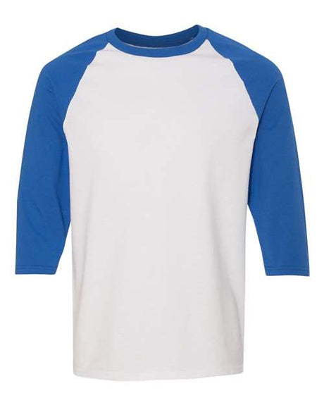 Gildan Men's Heavy Cotton 3/4-Sleeve Raglan T-Shirt 5700 Mens Apparel Shirts & Tops