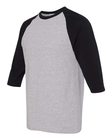 Gildan Men's Heavy Cotton 3/4-Sleeve Raglan T-Shirt 5700 Mens Apparel Shirts & Tops