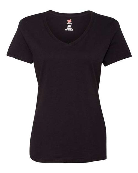 Hanes Women's Perfect-T Cotton V-Neck T-Shirt Womens Apparel Shirts & Tops