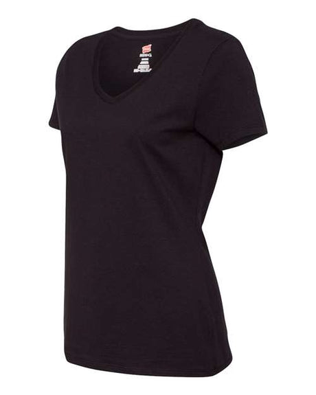 Hanes Women's Perfect-T Cotton V-Neck T-Shirt Womens Apparel Shirts & Tops