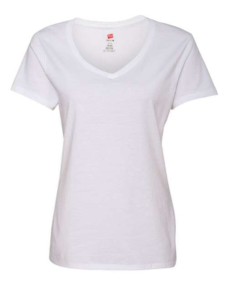 Hanes Women's Perfect-T Cotton V-Neck T-Shirt Womens Apparel Shirts & Tops