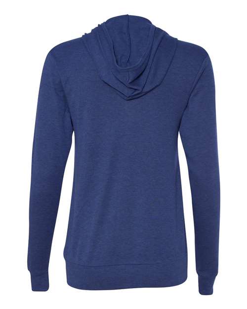 BELLA + CANVAS Men's Triblend Full-Zip Lightweight Hoodie BC3939 Mens Apparel Sweatshirts & Fleece