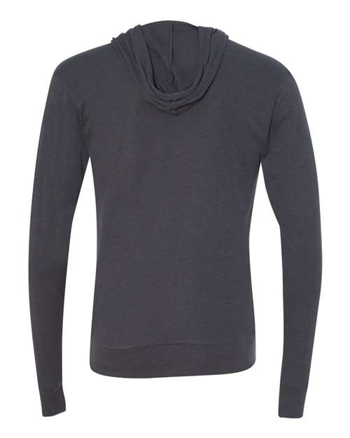 BELLA + CANVAS Men's Triblend Full-Zip Lightweight Hoodie BC3939 Mens Apparel Sweatshirts & Fleece