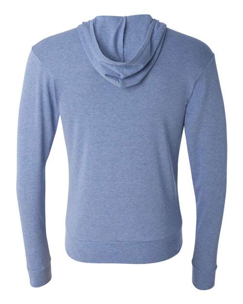 BELLA + CANVAS Men's Triblend Full-Zip Lightweight Hoodie BC3939 Mens Apparel Sweatshirts & Fleece