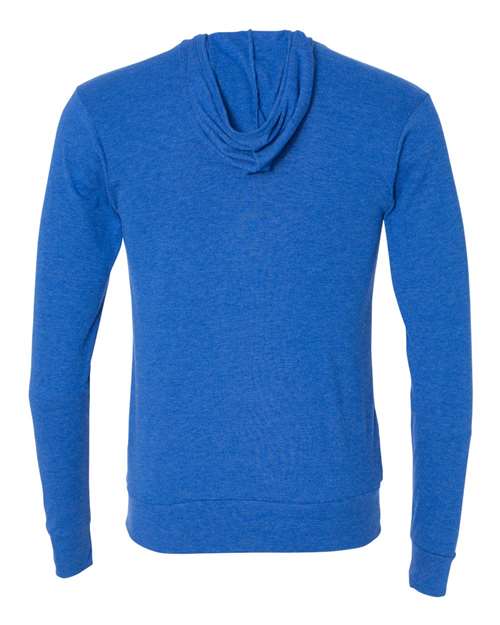 BELLA + CANVAS Men's Triblend Full-Zip Lightweight Hoodie BC3939 Mens Apparel Sweatshirts & Fleece