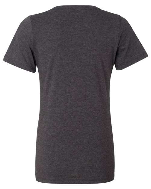 BELLA + CANVAS Women's Relaxed Heather CVC V-Neck Tee BC6405CVC Womens Apparel Shirts & Tops