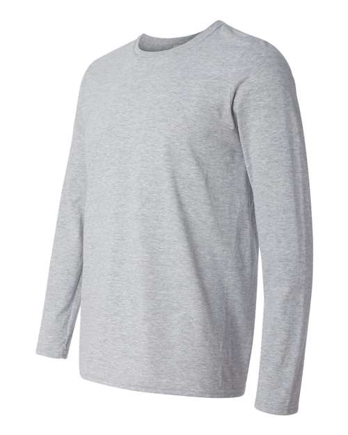 Gildan Men's Softstyle Long Sleeve T-Shirt 64400 Mens Apparel Shirts & Tops