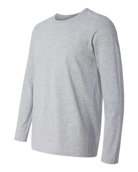 Gildan Men's Softstyle Long Sleeve T-Shirt 64400 Mens Apparel Shirts & Tops