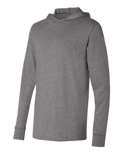 BELLA + CANVAS Unisex Jersey Long Sleeve Hoodie. BC3512 Mens Apparel Sweatshirts & Fleece