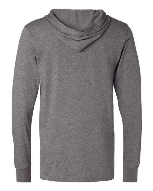 BELLA + CANVAS Unisex Jersey Long Sleeve Hoodie. BC3512 Mens Apparel Sweatshirts & Fleece