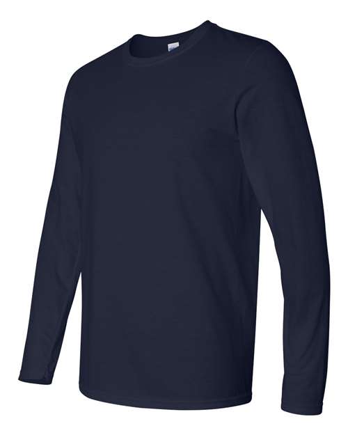Gildan Men's Softstyle Long Sleeve T-Shirt 64400 Mens Apparel Shirts & Tops