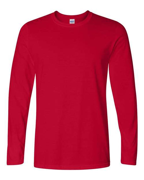 Gildan Men's Softstyle Long Sleeve T-Shirt 64400 Mens Apparel Shirts & Tops
