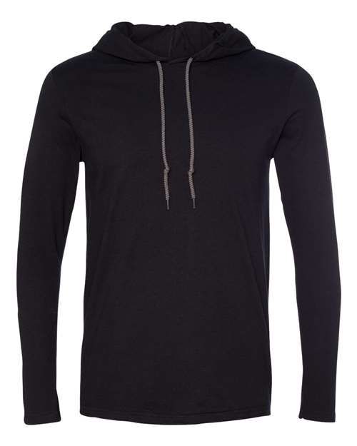 Gildan Men's Softstyle® Lightweight Hooded Long Sleeve T-Shirt Mens Apparel Shirts & Tops