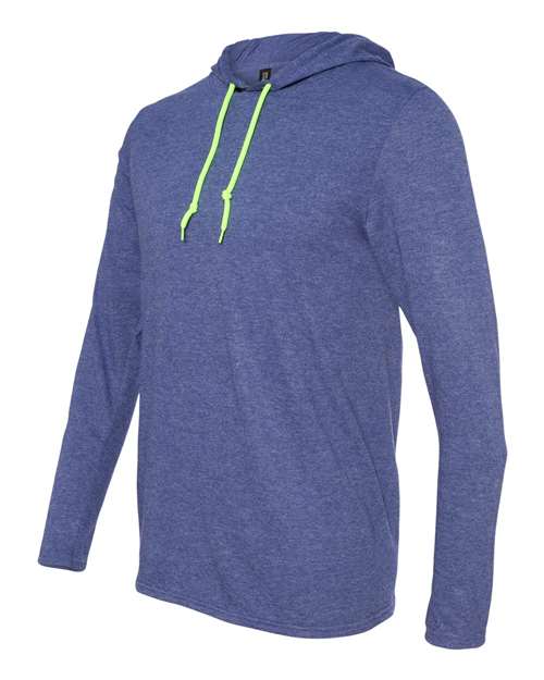 Gildan Men's Softstyle® Lightweight Hooded Long Sleeve T-Shirt Mens Apparel Shirts & Tops