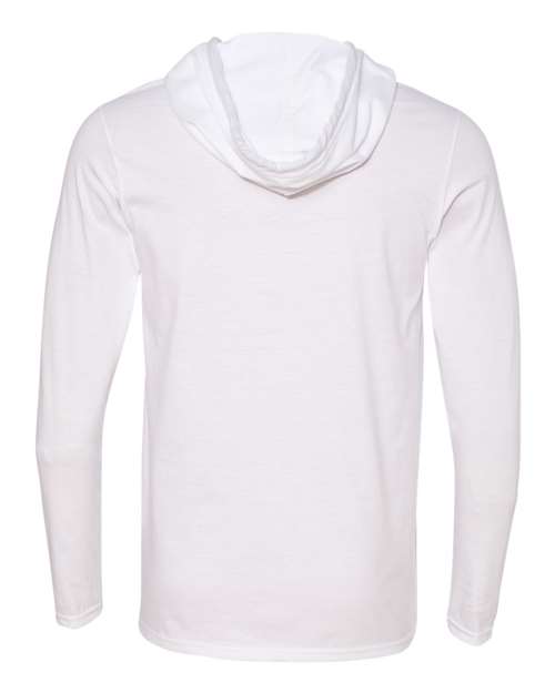 Gildan Men's Softstyle® Lightweight Hooded Long Sleeve T-Shirt Mens Apparel Shirts & Tops
