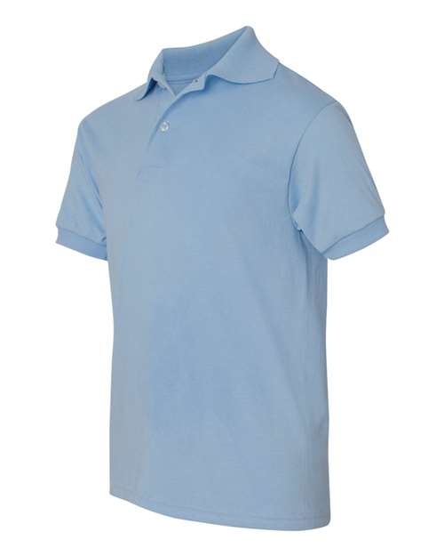 Hanes Youth Ecosmart Jersey Polo Youth Apparel Shirts & Tops