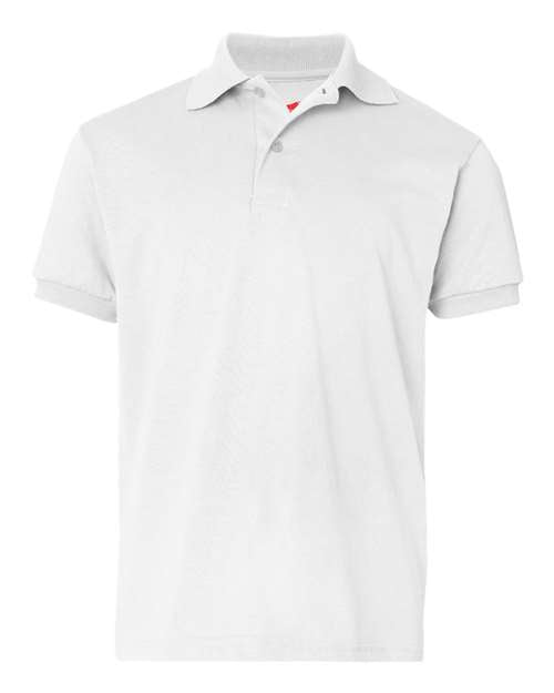 Hanes Youth Ecosmart Jersey Polo Youth Apparel Shirts & Tops