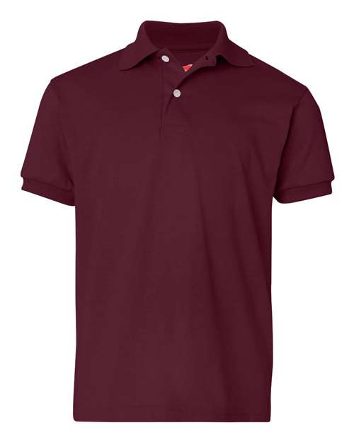 Hanes Youth Ecosmart Jersey Polo Youth Apparel Shirts & Tops