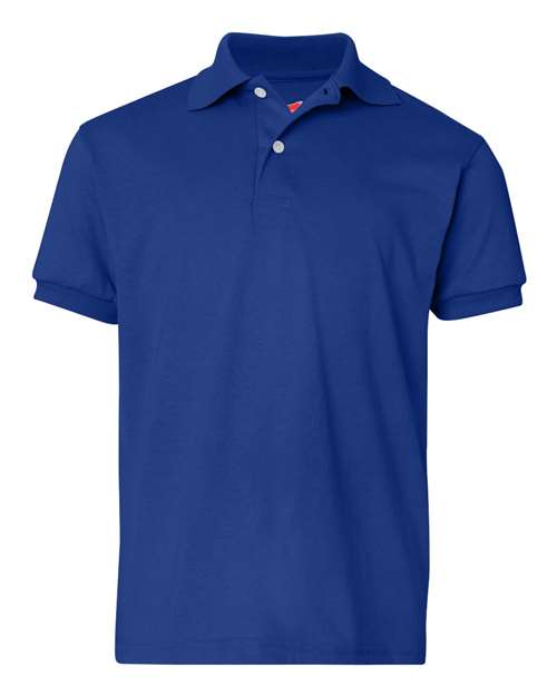 Hanes Youth Ecosmart Jersey Polo Youth Apparel Shirts & Tops