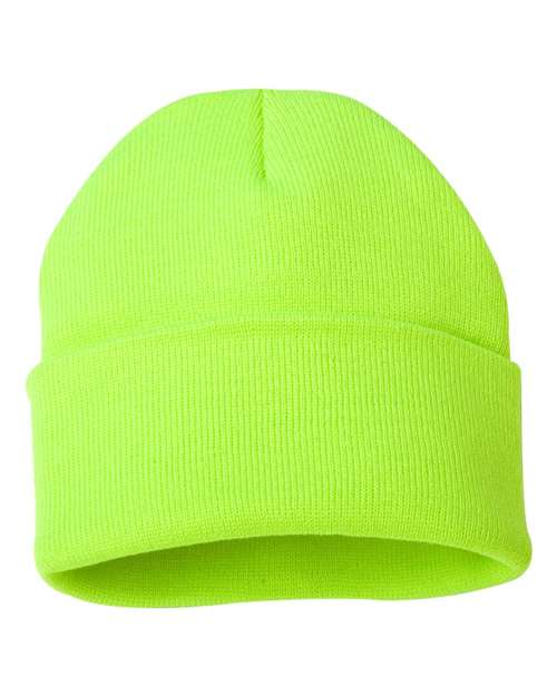 Sportsman Men's Solid 12" Cuffed Beanie Unisex Accessories Hats & Caps