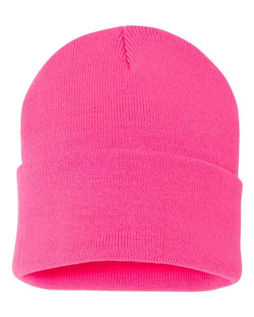 Sportsman Men's Solid 12" Cuffed Beanie Unisex Accessories Hats & Caps