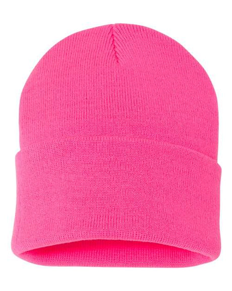 Sportsman Men's Solid 12" Cuffed Beanie Unisex Accessories Hats & Caps