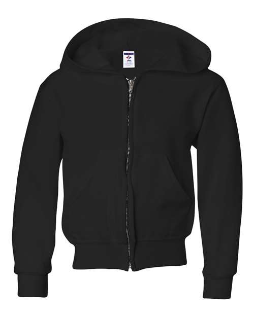 JERZEES Youth NuBlend Full-Zip Hooded Sweatshirt 993B Youth Apparel Hoodies & Sweatshirts