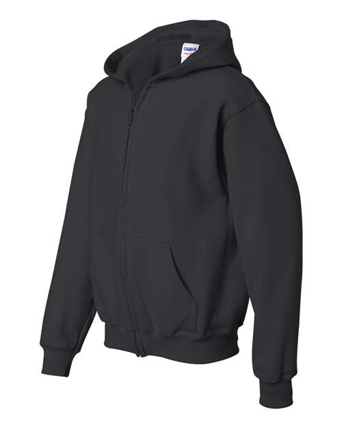 Gildan Youth Heavy Blend Full-Zip Hooded Sweatshirt Youth Apparel Hoodies & Sweatshirts