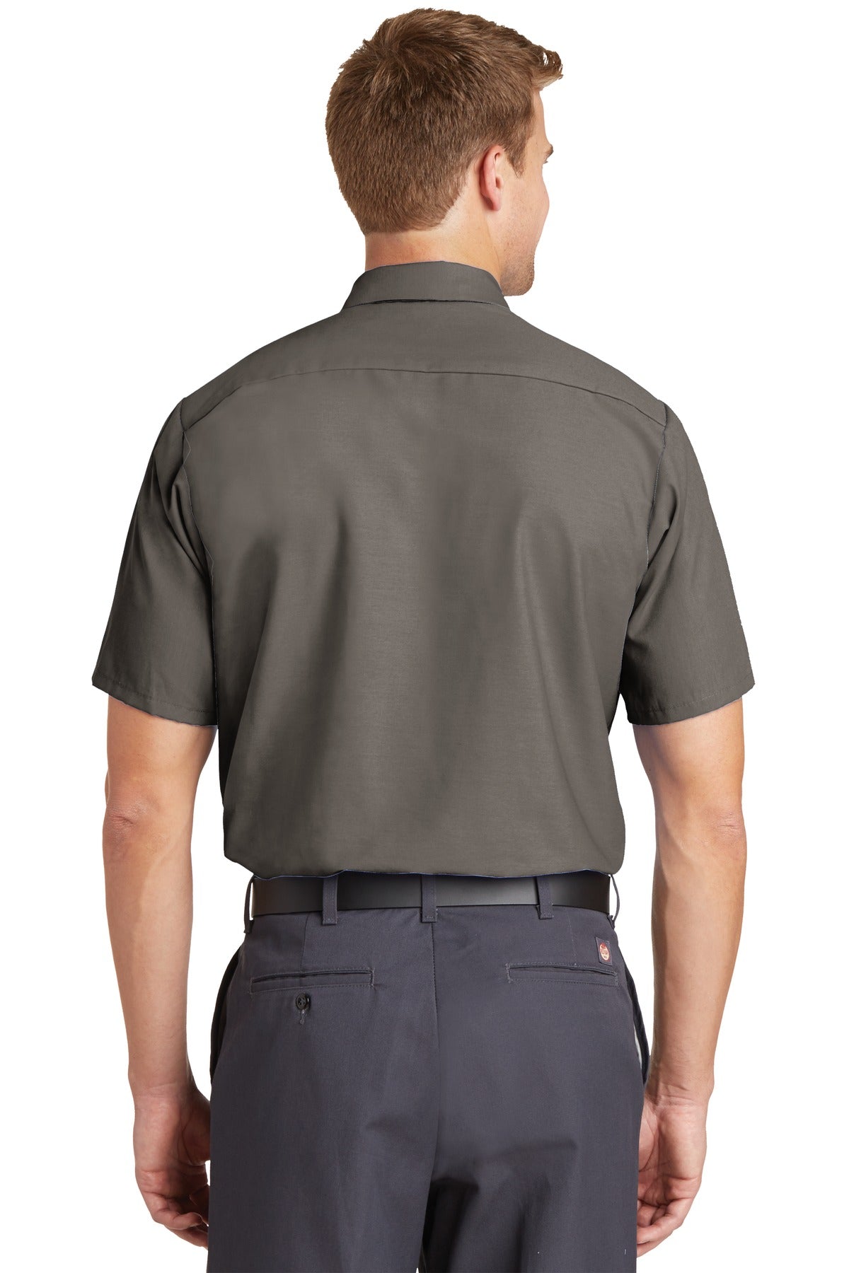 Red Kap Men's Industrial Short Sleeve Work Shirt. SP24 Corporate Apparel Shirts & Tops