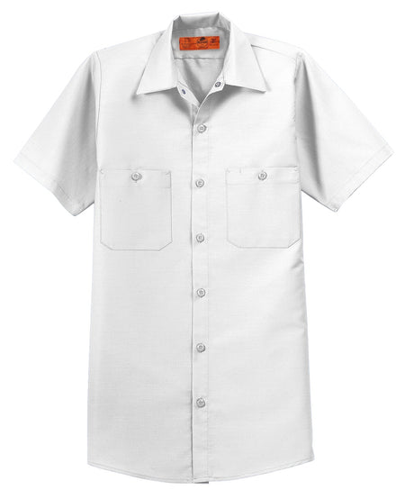 Red Kap Men's Industrial Short Sleeve Work Shirt. SP24 Red Kap
